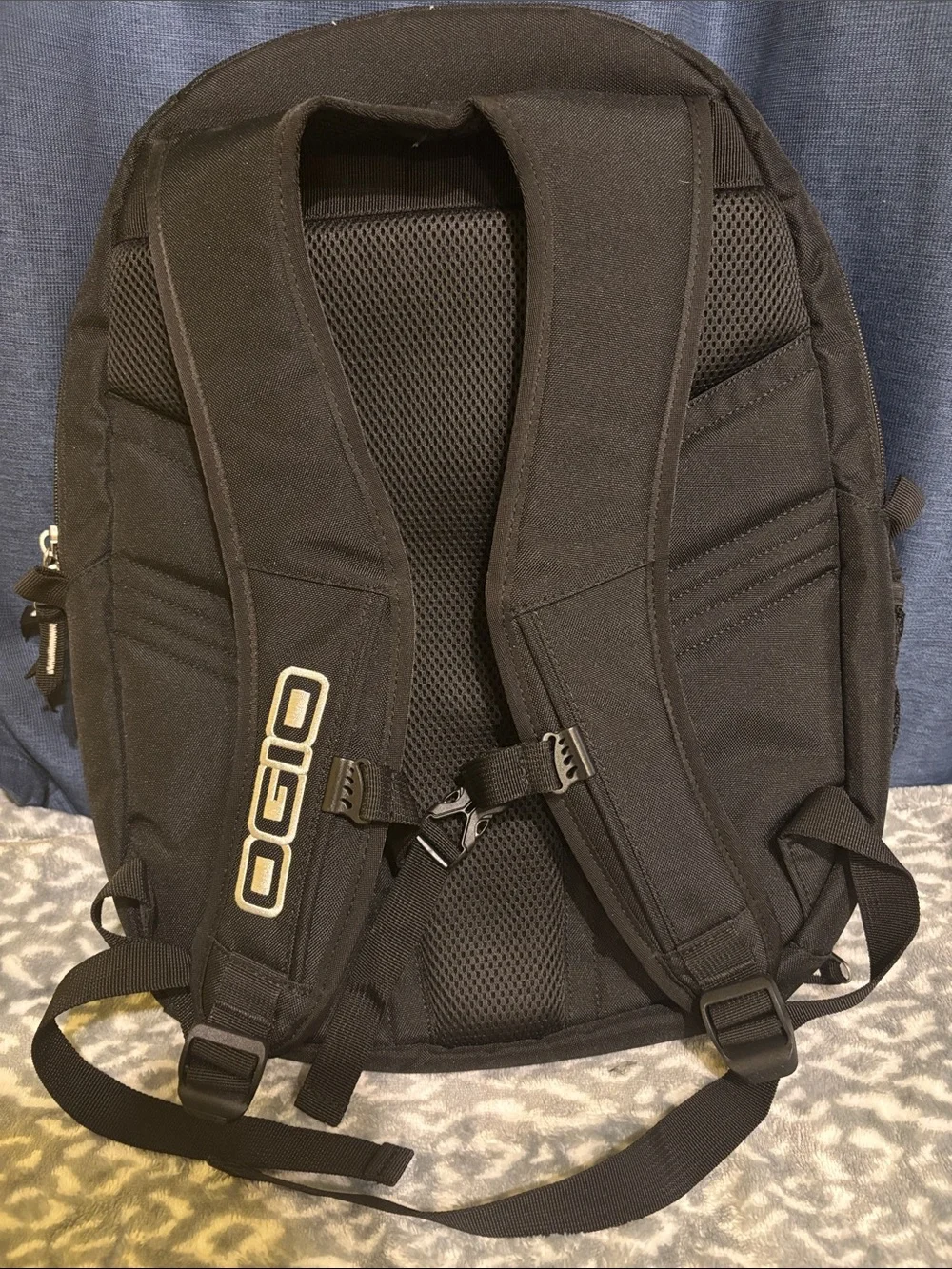OGIO Black Backpack with Rocket Software Logo